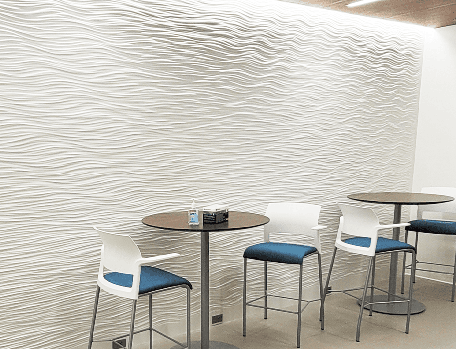 Mayo Clinic Cafeteria Lake Wall