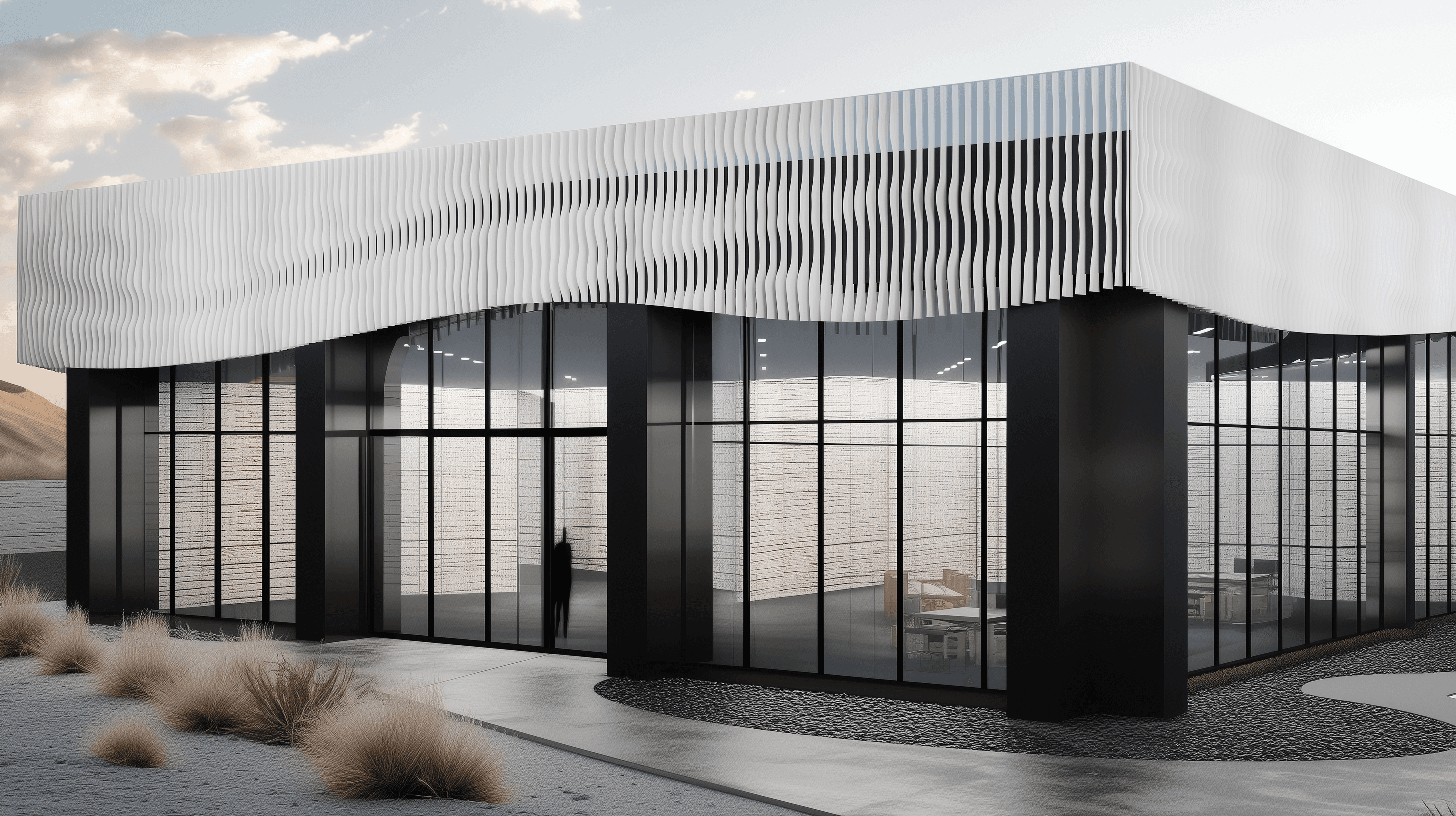 Slate Texas Ribs Facade