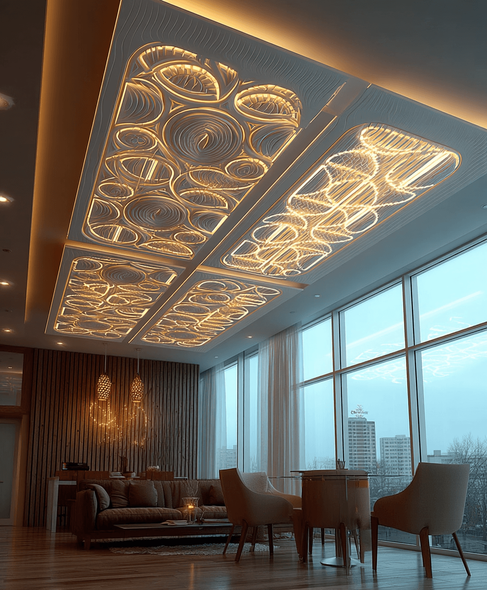Illuminated Hotel Ceiling