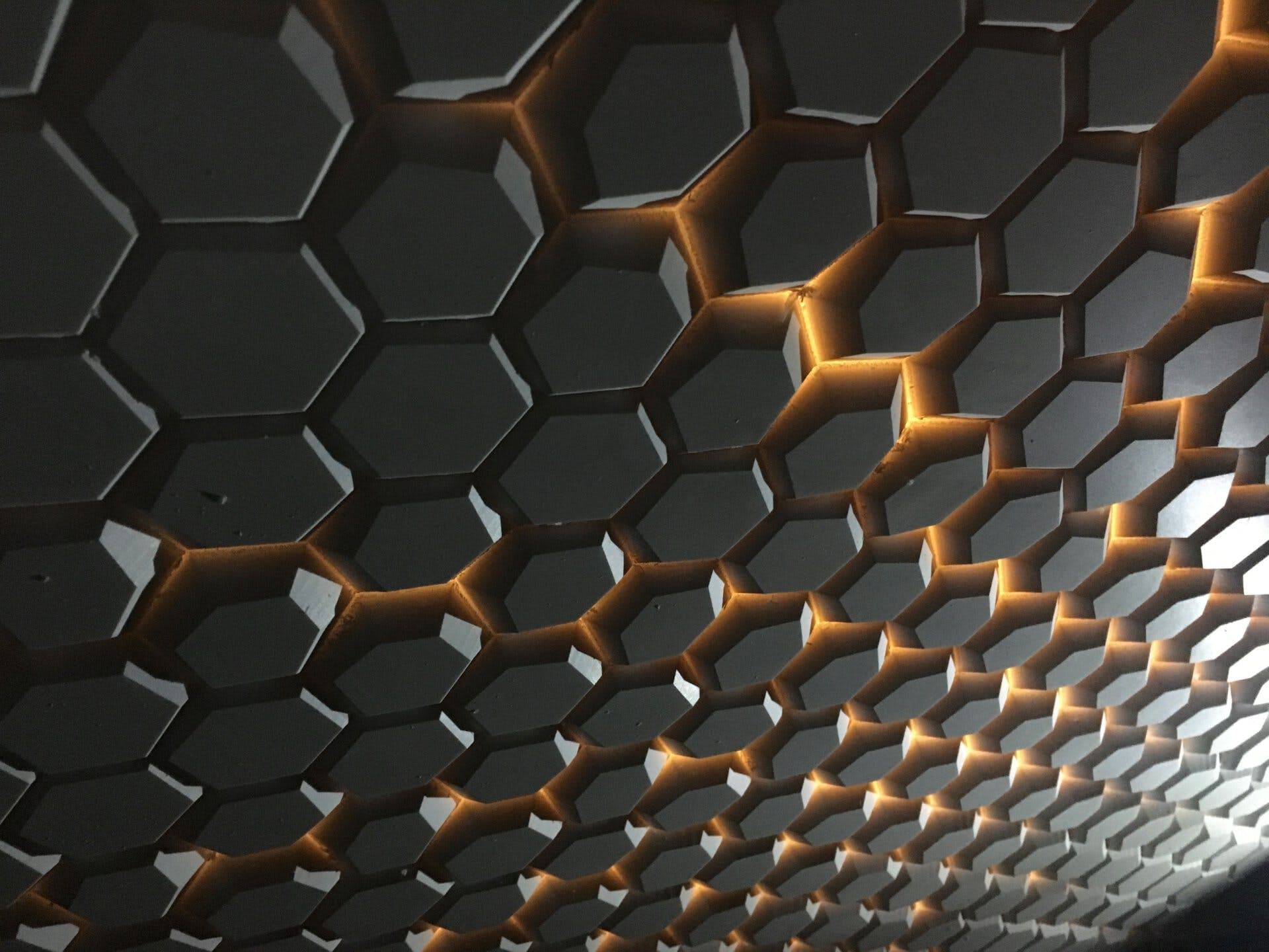 Carved, Backlit Hex