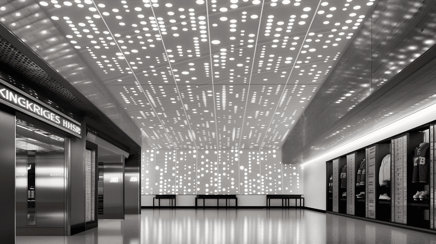 Hockey Locker Room Ceiling