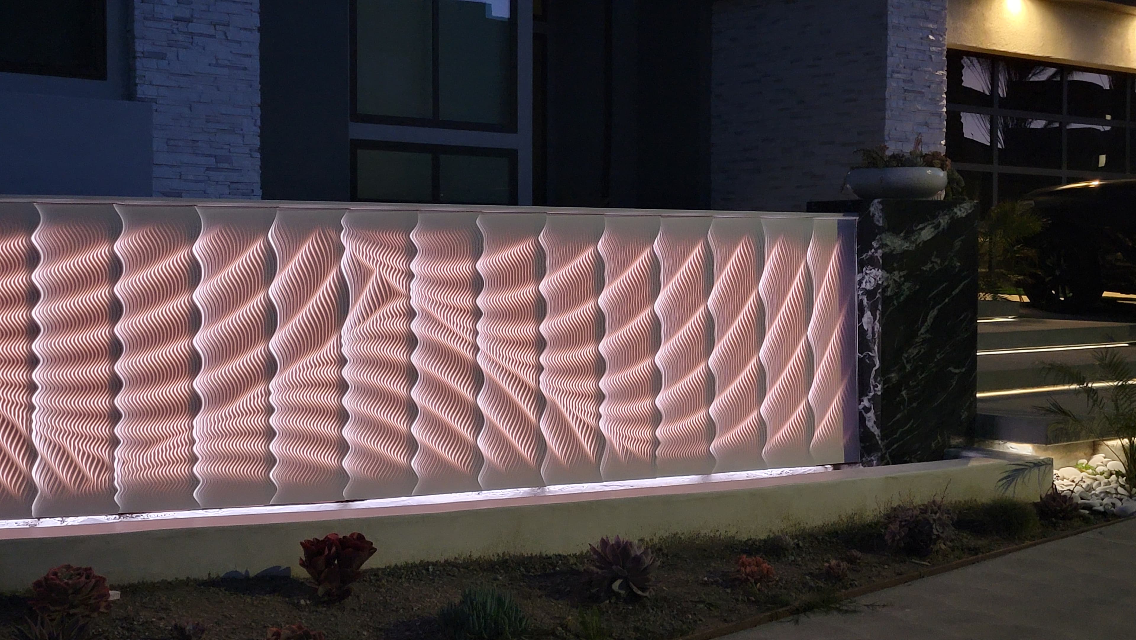 Fins Architectural Water Feature