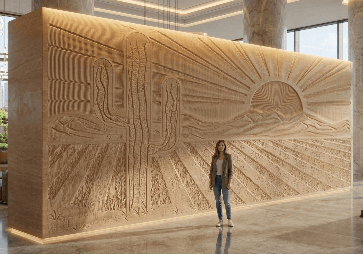Custom Mural / Desert Scene