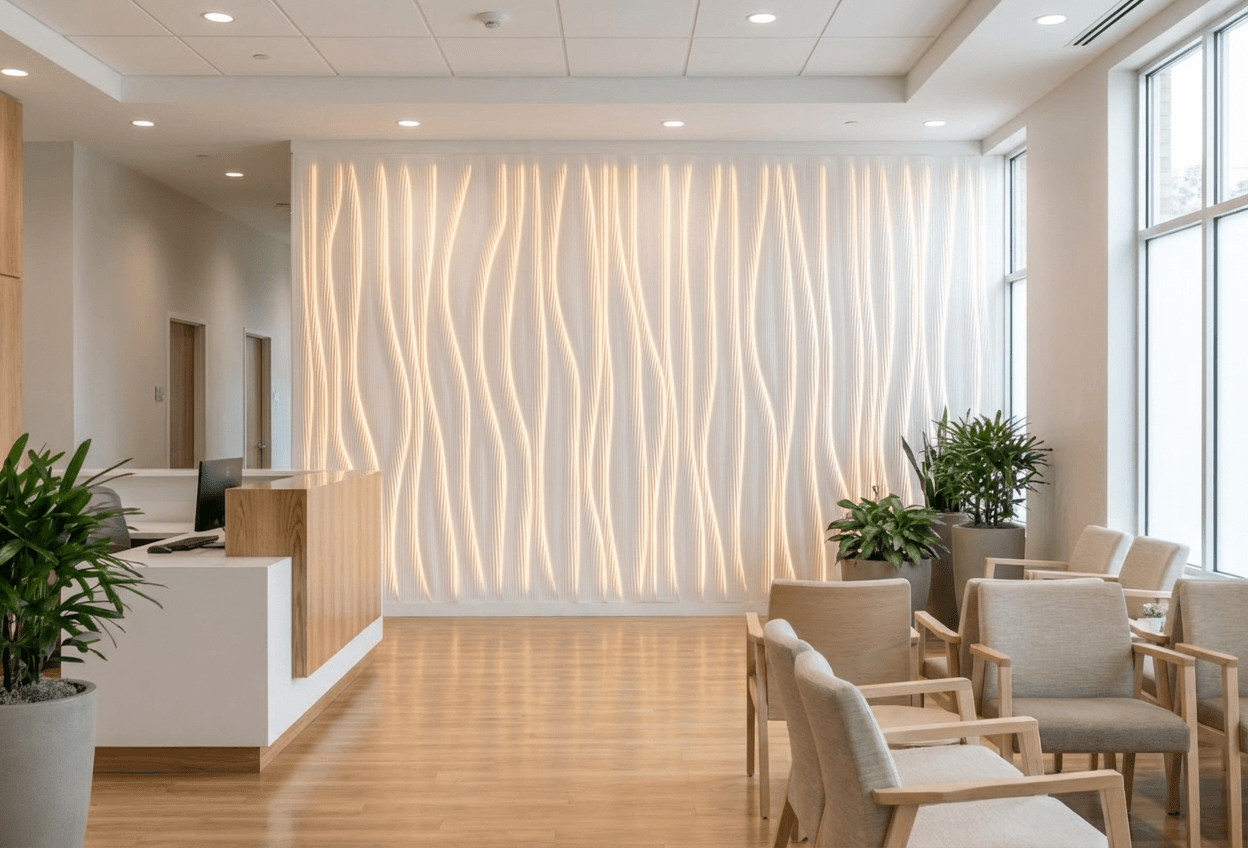 Reeds — Backlit Healthcare Reception