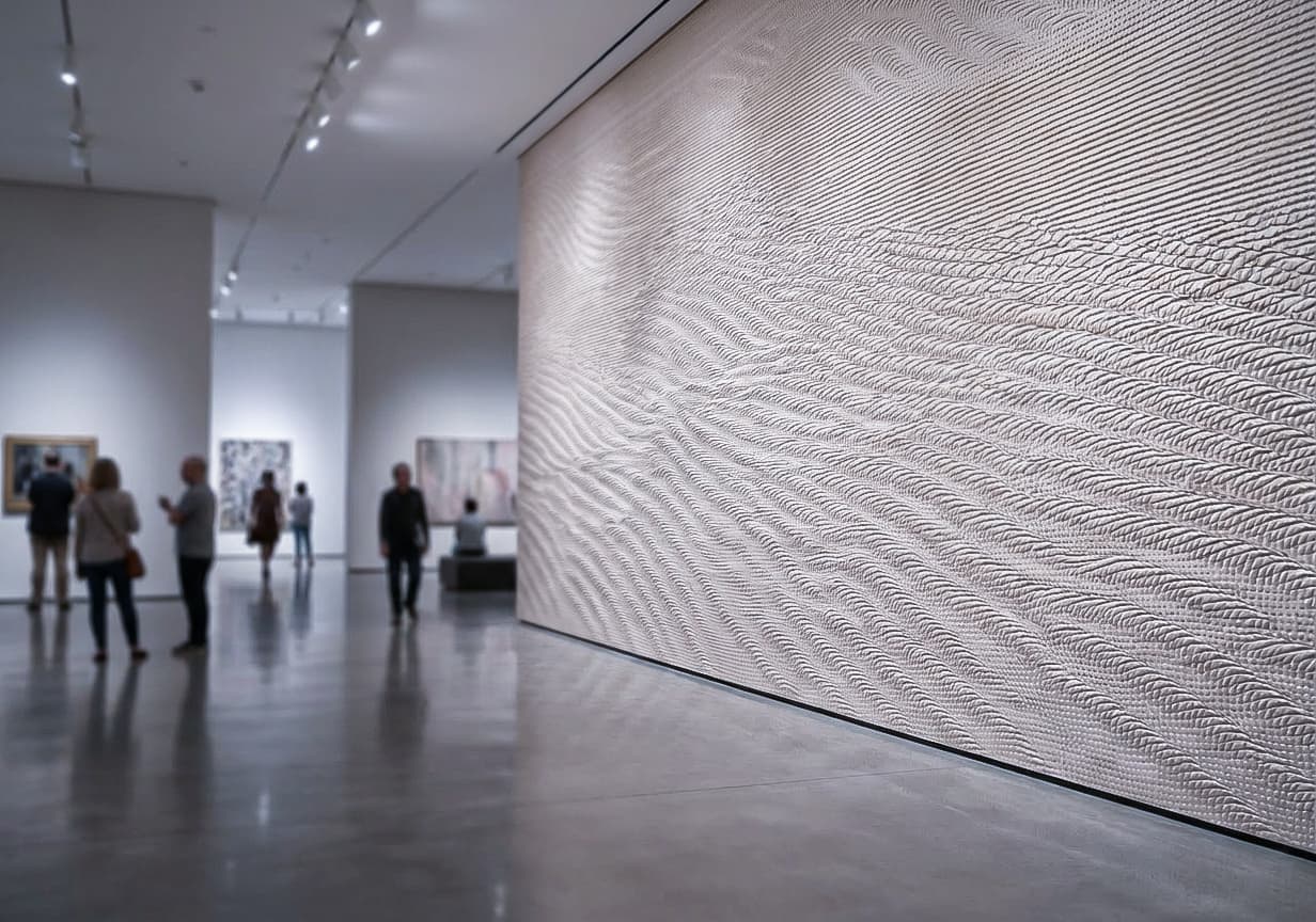 sand dune museum feature wall