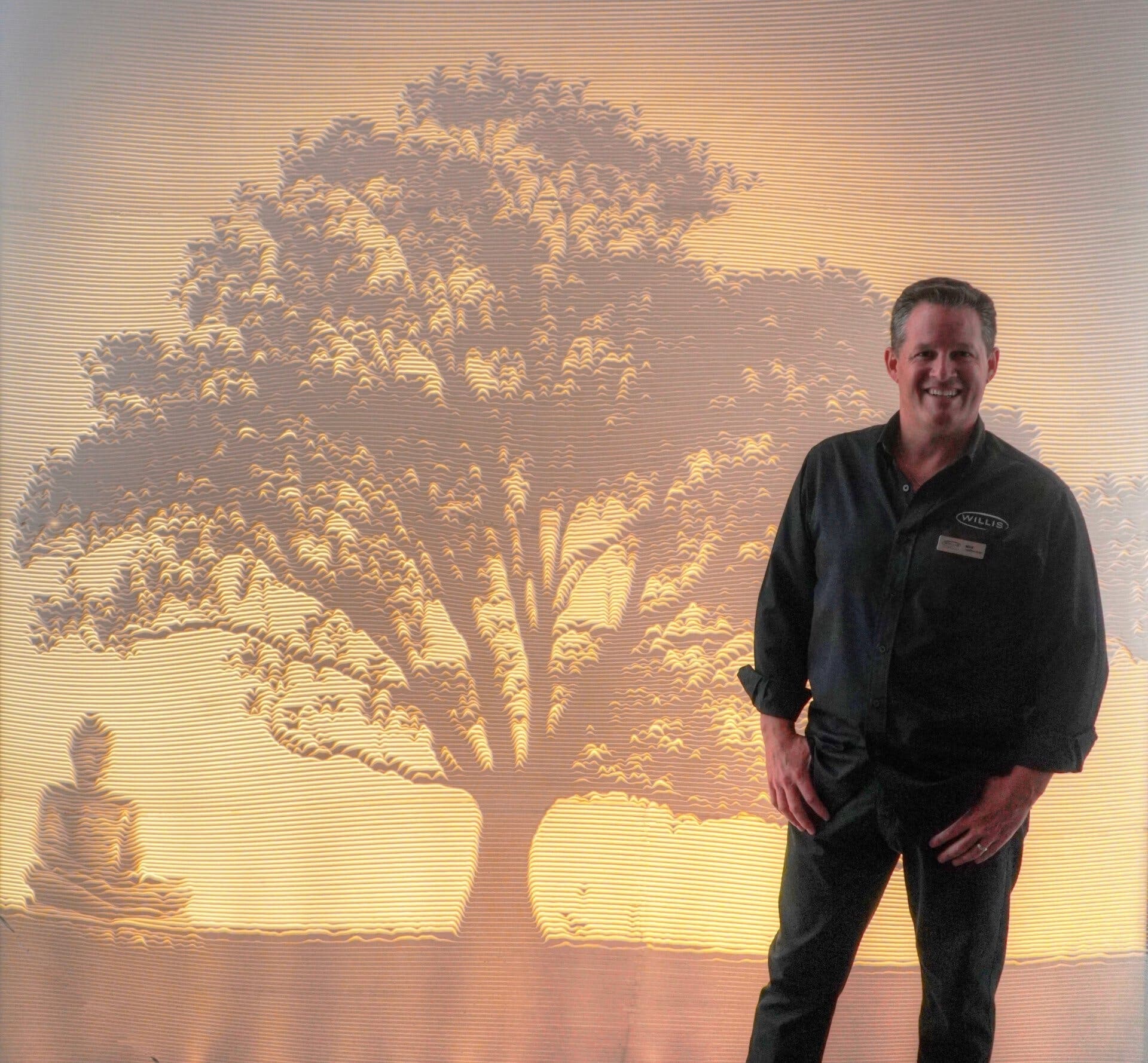Mario Romano Walls Custom Buddha Tree Image Processing