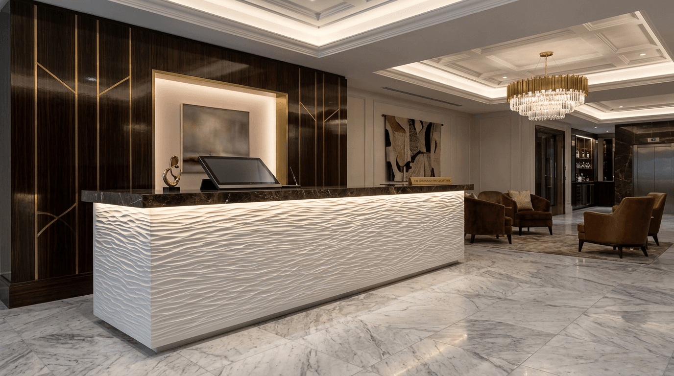 Seawater Reception Desk