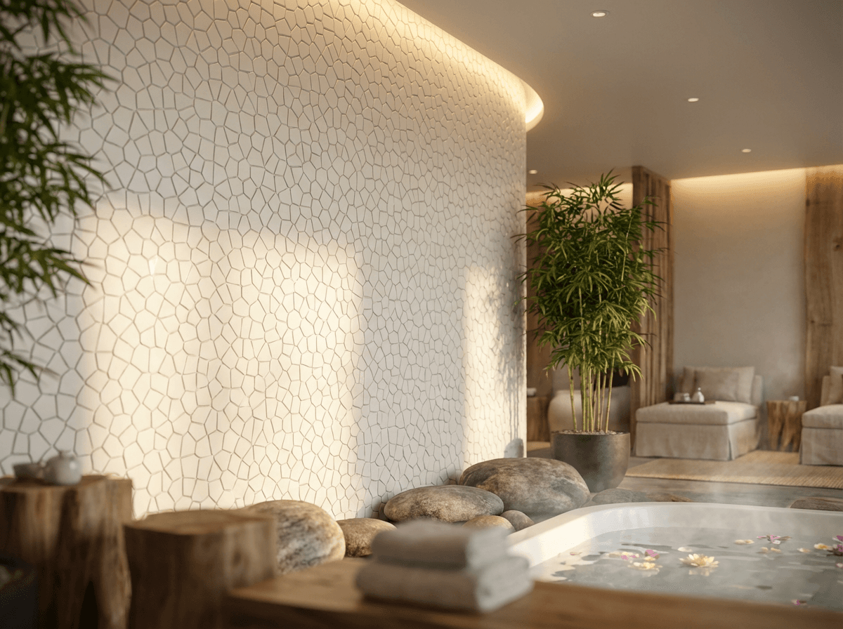 Voronoi Feature Spa Wall