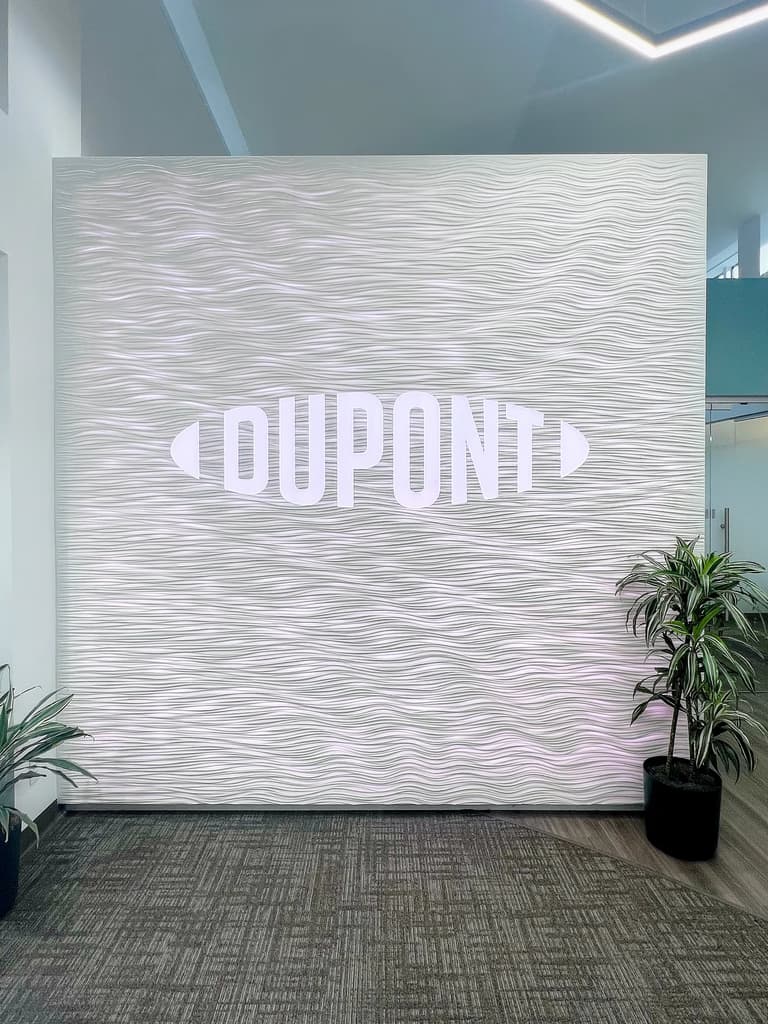 Lake Dupong Branding Wall